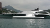 Luxury trimaran yacht Adastra designed by Shuttleworth Design